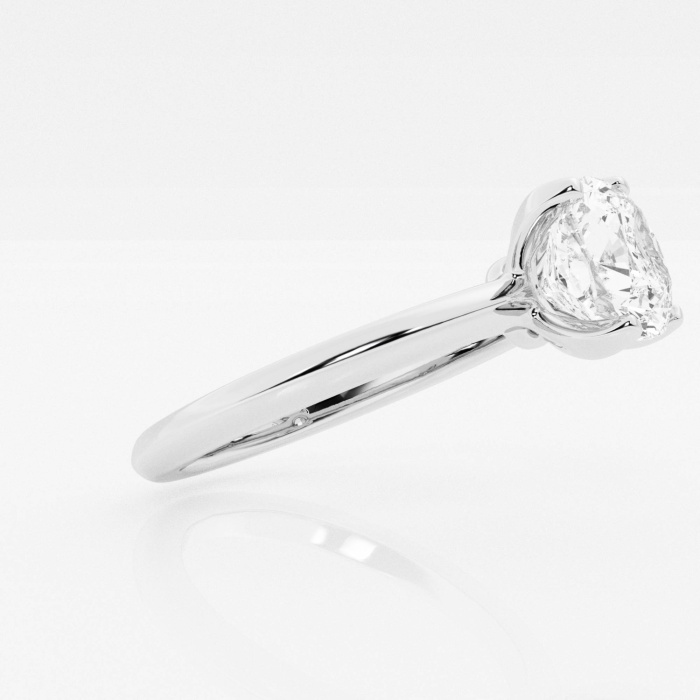 Ctw Cushion Lab Grown Diamond Solitaire Engagement Ring Grownbrilliance